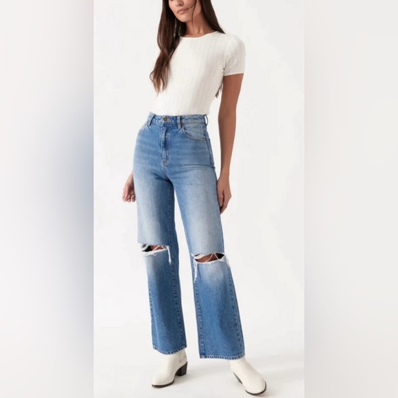 ROLLA'S Heidi High rise loose straight jeans - Picture 6 of 6